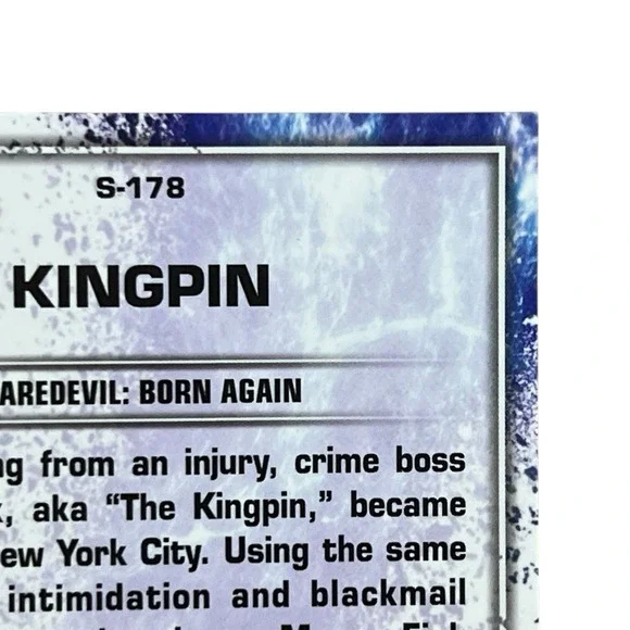 2025 Topps Chrome Marvel Studios Snap Gold S-178 Wilson Fisk Kingpin 27/50 - Picture 7 of 10